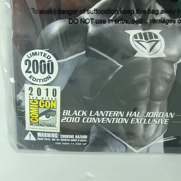 Blackest Night Black Lantern Hal Jordan Figure 2010 Comic Con Limited 2000 SDCC - Picture 2 of 5